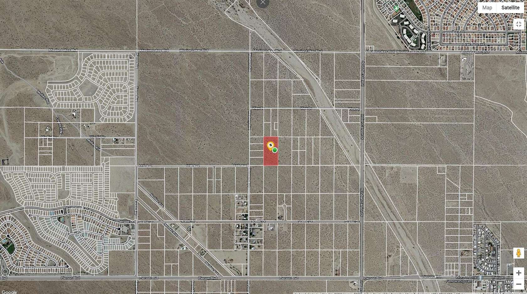 5.1 Acres of Residential Land for Sale in Desert Hot Springs, California