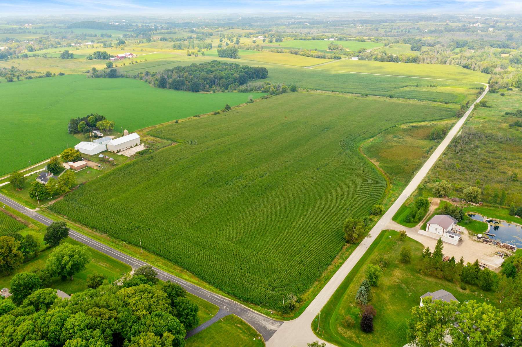 35.4 Acres of Agricultural Land for Sale in Kewaskum, Wisconsin