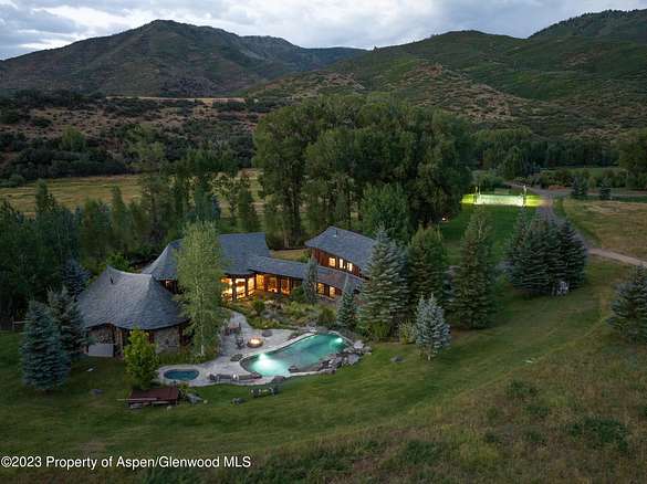 244 Acres of Land with Home for Sale in Woody Creek, Colorado