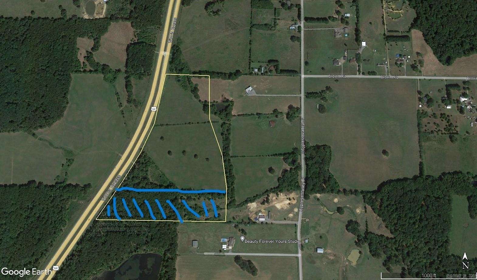 21 Acres of Agricultural Land for Sale in Vilonia, Arkansas