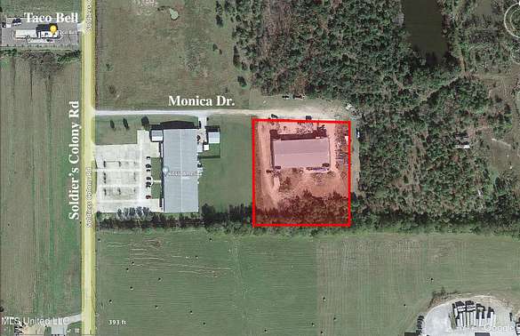 3 Acres of Improved Commercial Land for Sale in Canton, Mississippi