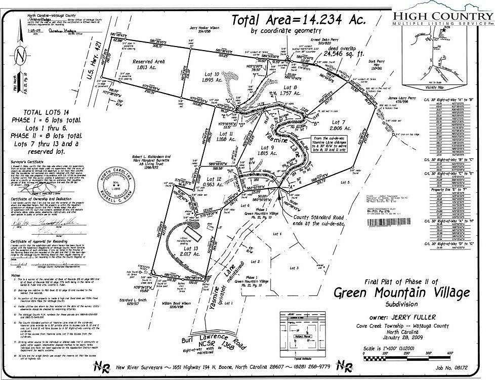 0.96 Acres of Land for Sale in Vilas, North Carolina