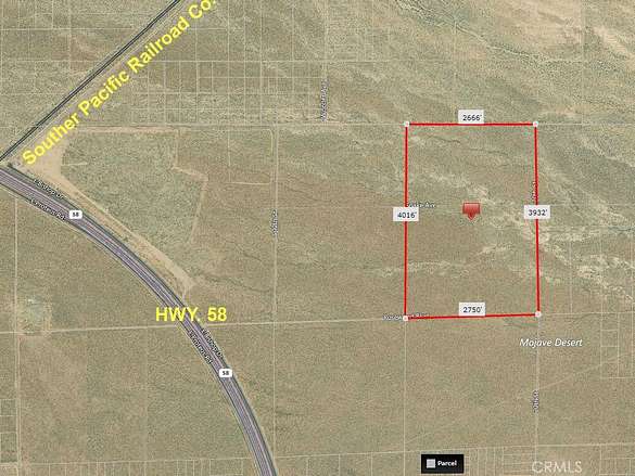 248 Acres of Land for Sale in Mojave, California