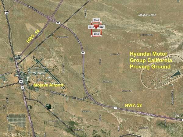 248 Acres of Land for Sale in Mojave, California