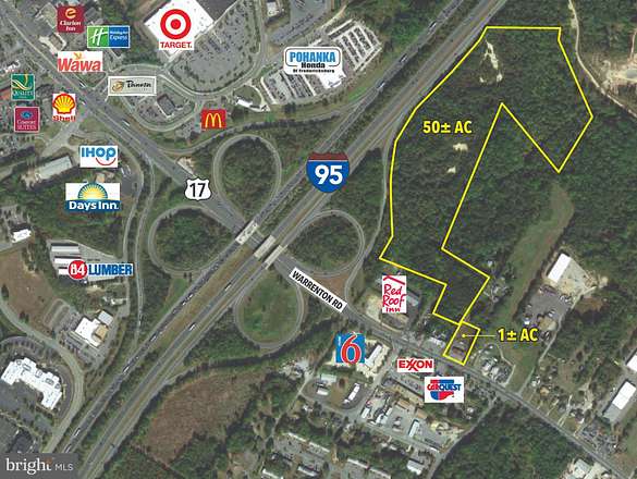 35.3 Acres of Improved Mixed-Use Land for Sale in Fredericksburg, Virginia
