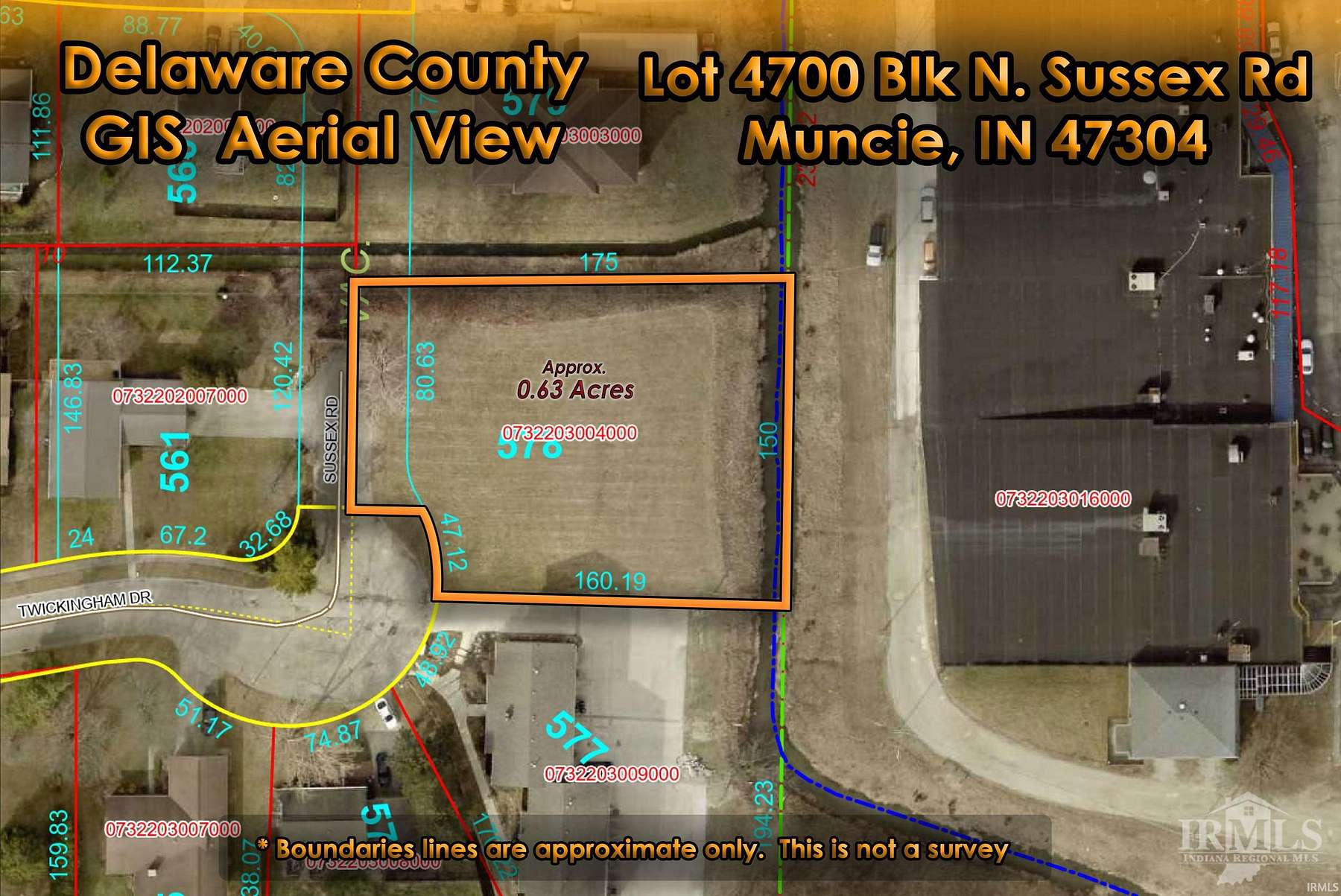 0.63 Acres of Residential Land for Sale in Muncie, Indiana