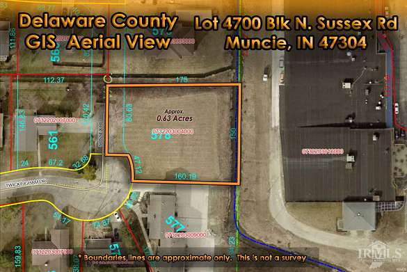 0.63 Acres of Residential Land for Sale in Muncie, Indiana