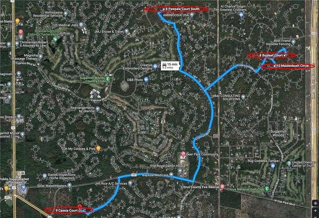 0.84 Acres of Residential Land for Sale in Homosassa, Florida
