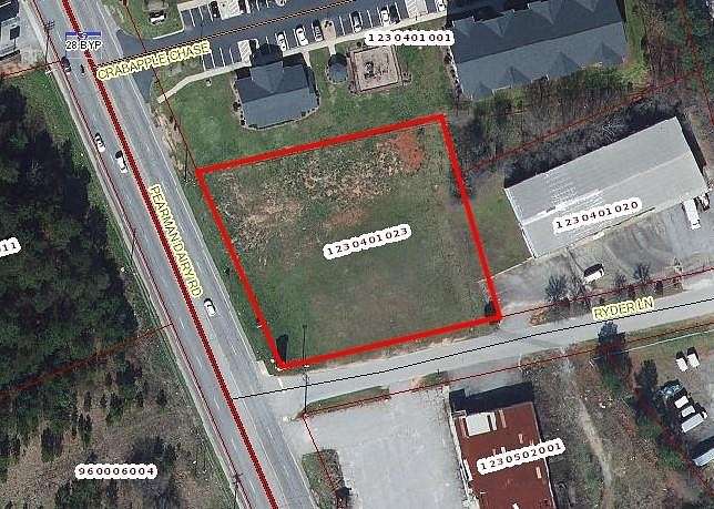 1.1 Acres of Commercial Land for Sale in Anderson, South Carolina