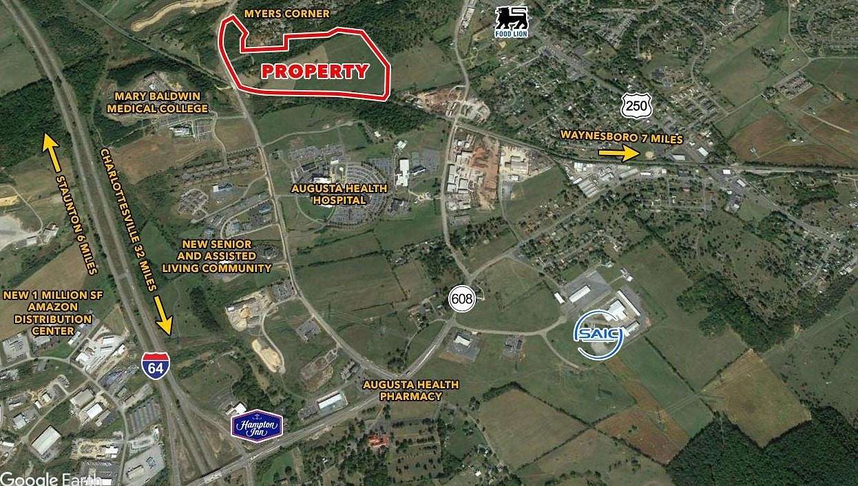 65.93 Acres of Land for Sale in Fishersville, Virginia