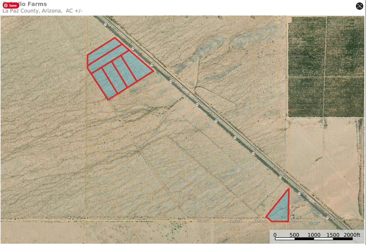 44 Acres of Land for Sale in Bouse, Arizona