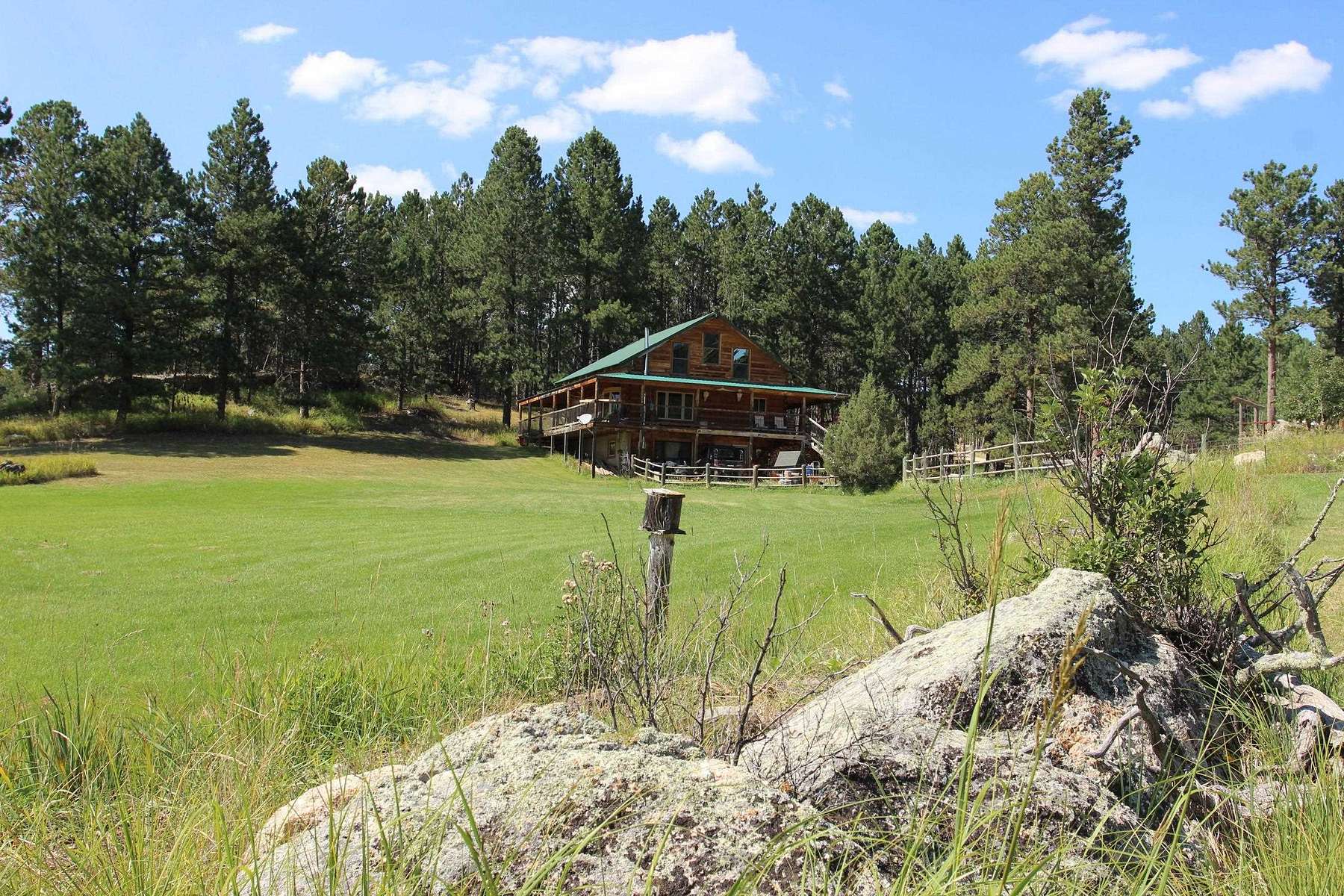 5.2 Acres of Residential Land with Home for Sale in Custer, South Dakota