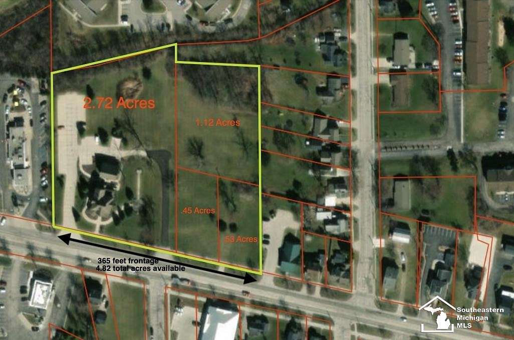 5.1 Acres of Improved Commercial Land for Sale in Dundee, Michigan