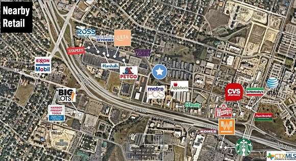 0.65 Acres of Commercial Land for Lease in Temple, Texas