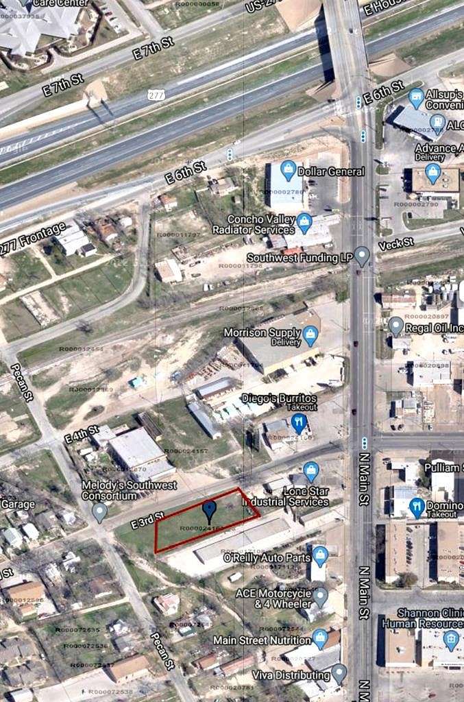 0.58 Acres of Commercial Land for Sale in San Angelo, Texas