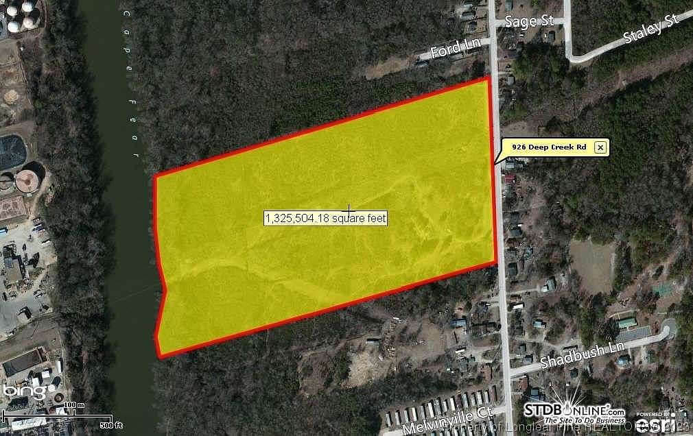 29.6 Acres of Land for Sale in Fayetteville, North Carolina