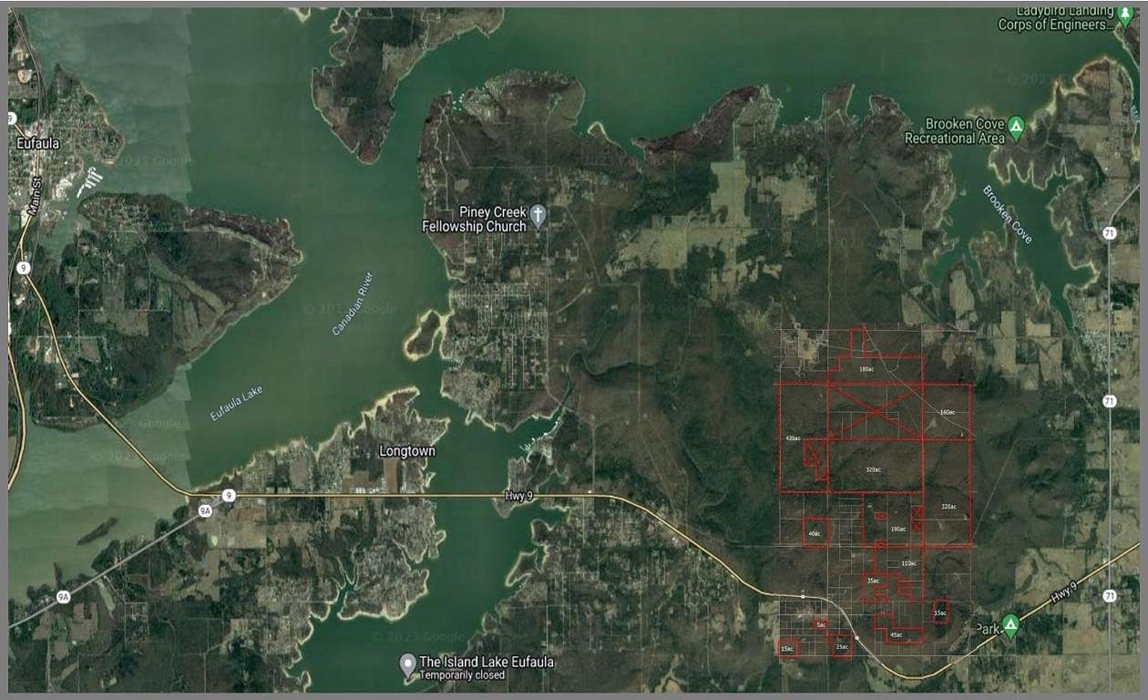 25 Acres of Land for Sale in Stigler, Oklahoma