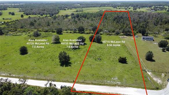 8.5 Acres of Agricultural Land for Sale in Myakka City, Florida