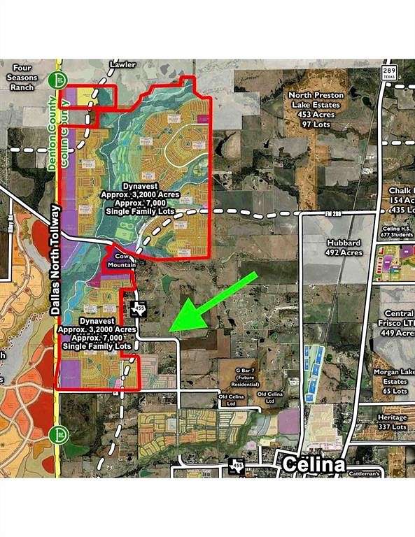 4.5 Acres of Land for Sale in Celina, Texas