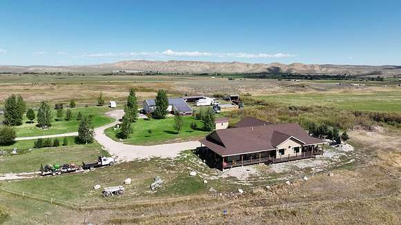 56 Acres of Agricultural Land with Home for Sale in Lander, Wyoming