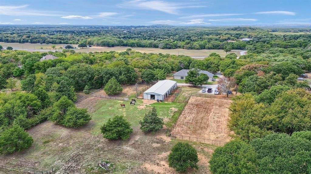 7.05 Acres of Land with Home for Sale in Valley View, Texas