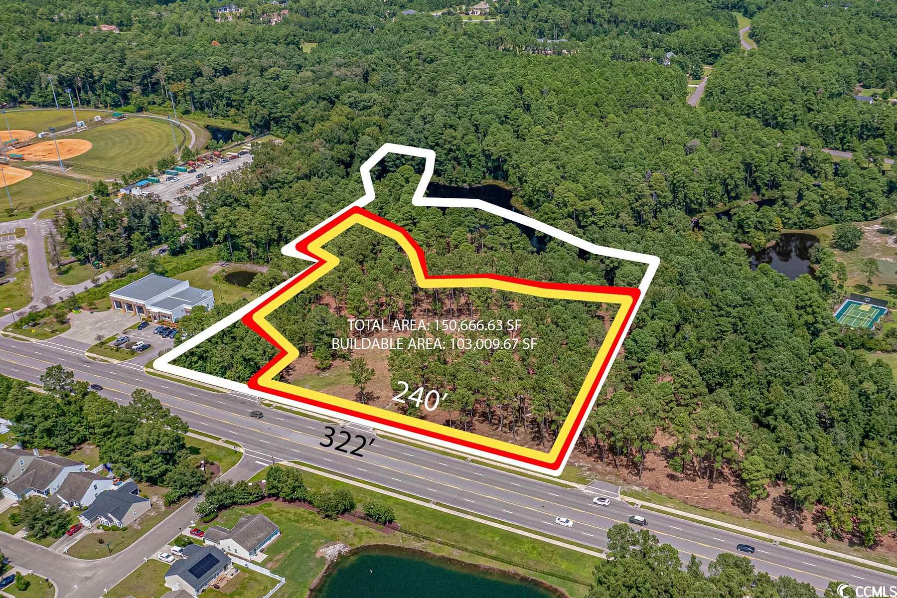 4.2 Acres of Commercial Land for Sale in Myrtle Beach, South Carolina