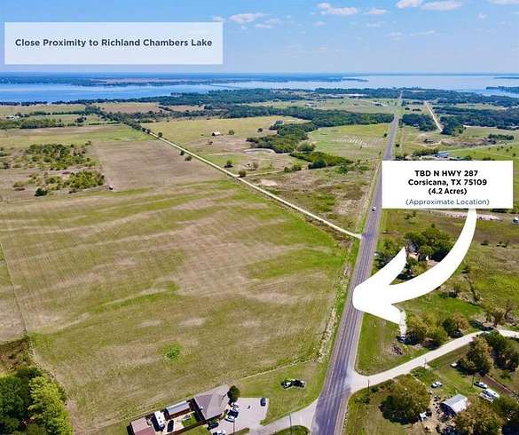 4.2 Acres of Commercial Land for Sale in Corsicana, Texas