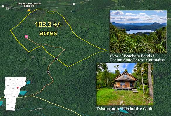 103 Acres of Recreational Land for Sale in Peacham, Vermont