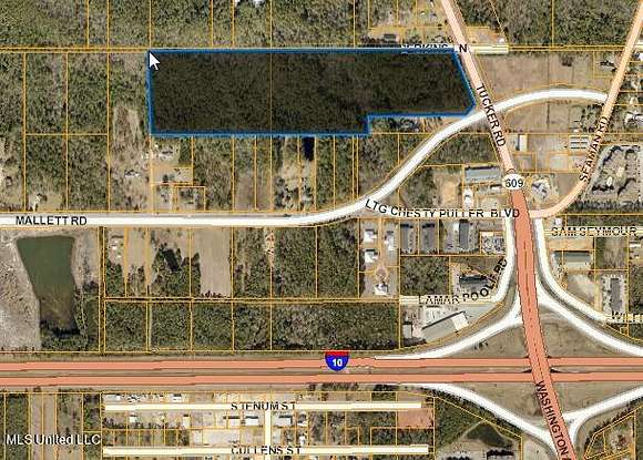 34.6 Acres of Mixed-Use Land for Sale in Biloxi, Mississippi
