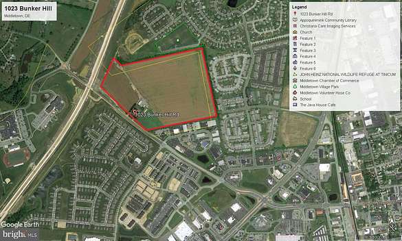 75.8 Acres of Land for Sale in Middletown, Delaware
