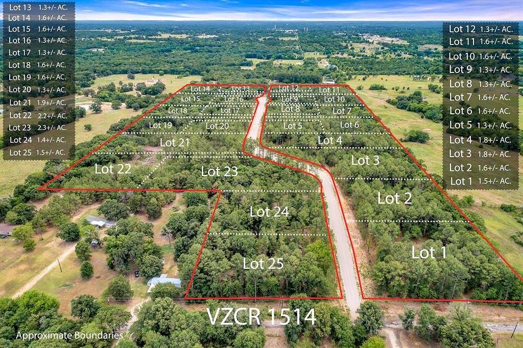 1.7 Acres of Residential Land for Sale in Grand Saline, Texas