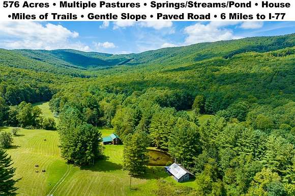 576 Acres of Land with Home for Sale in Rocky Gap, Virginia