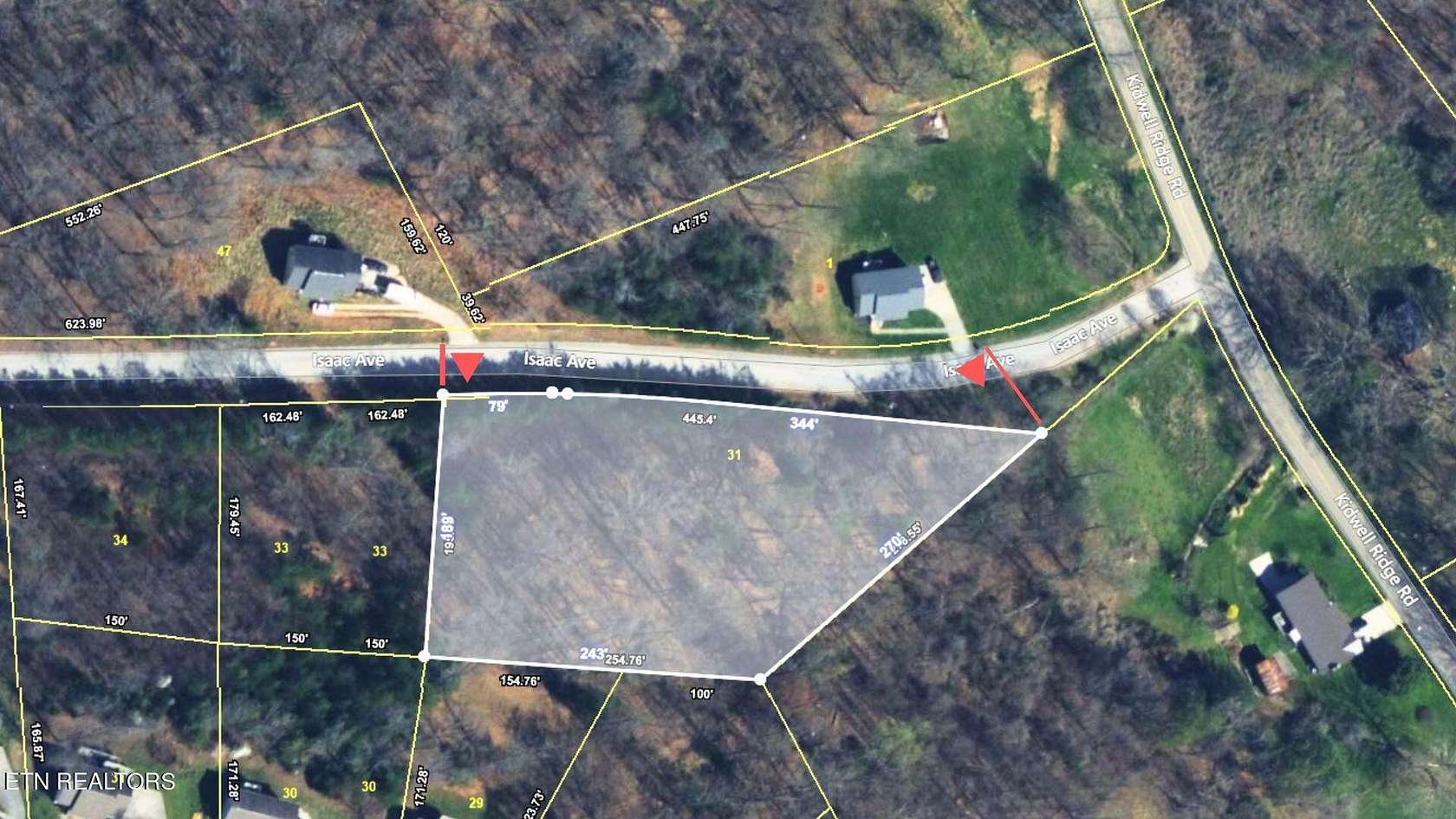 1.52 Acres of Residential Land for Sale in Morristown, Tennessee