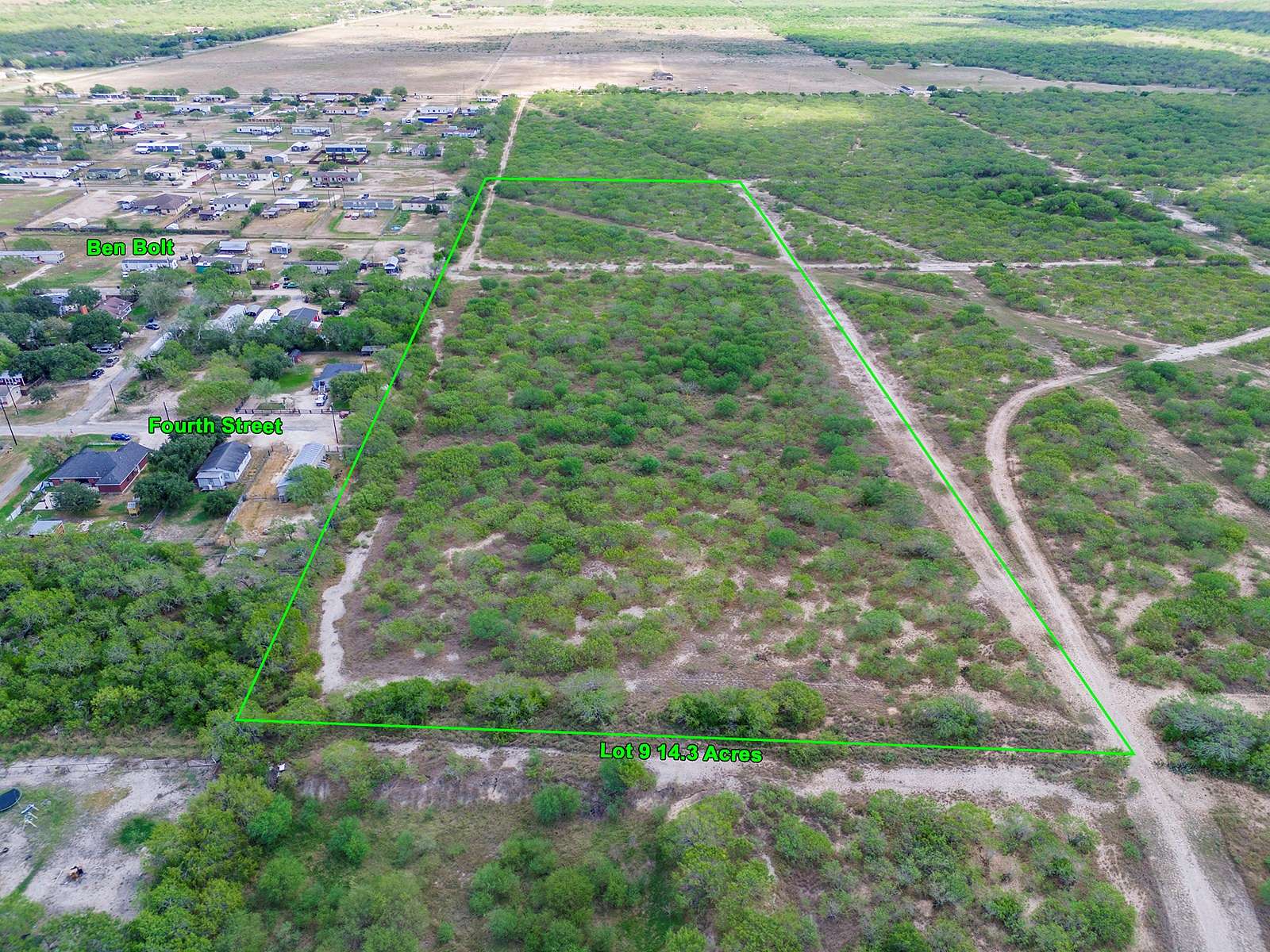 14.3 Acres of Recreational Land & Farm for Sale in Ben Bolt, Texas
