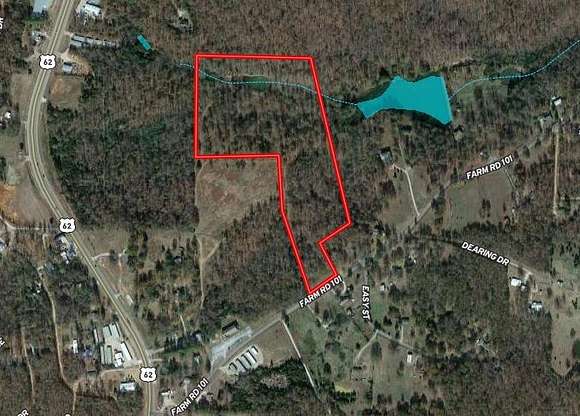 25 Acres of Recreational Land & Farm for Sale in Hardy, Arkansas