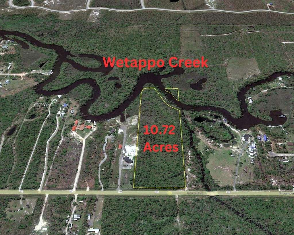 10.7 Acres of Recreational Land for Sale in Wewahitchka, Florida
