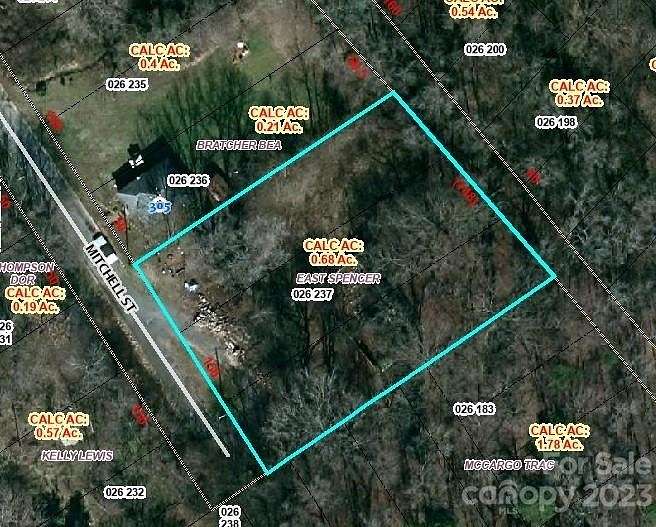 0.68 Acres of Land for Sale in East Spencer, North Carolina