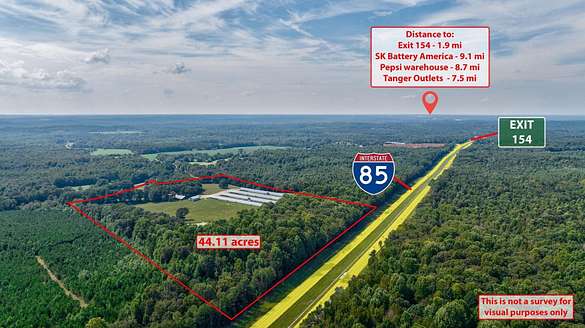 49.3 Acres of Land for Sale in Commerce, Georgia