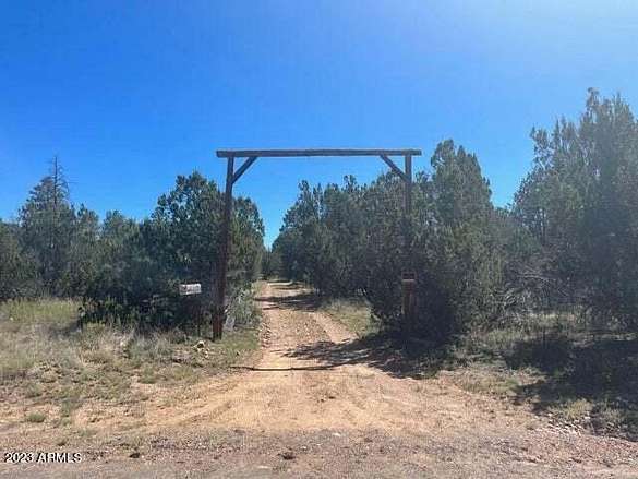 3.9 Acres of Residential Land with Home for Sale in Overgaard, Arizona