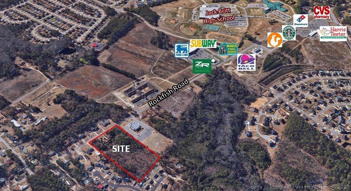 5 Acres of Commercial Land for Sale in Fayetteville, North Carolina