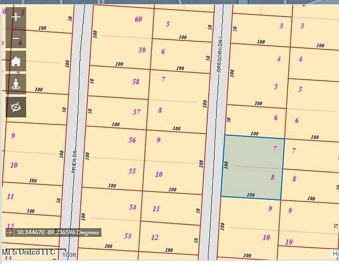 0.23 Acres of Residential Land for Sale in Pass Christian, Mississippi
