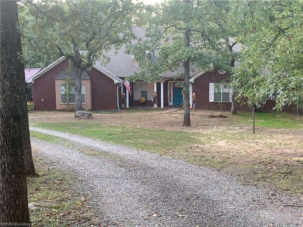 2.5 Acres of Residential Land with Home for Sale in Poteau, Oklahoma