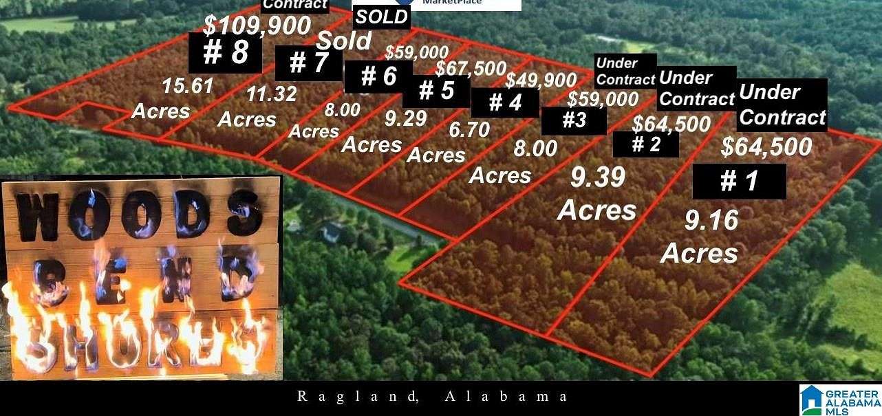 8 Acres of Land for Sale in Ragland, Alabama