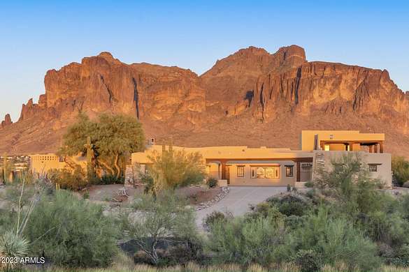 9.9 Acres of Land with Home for Sale in Apache Junction, Arizona