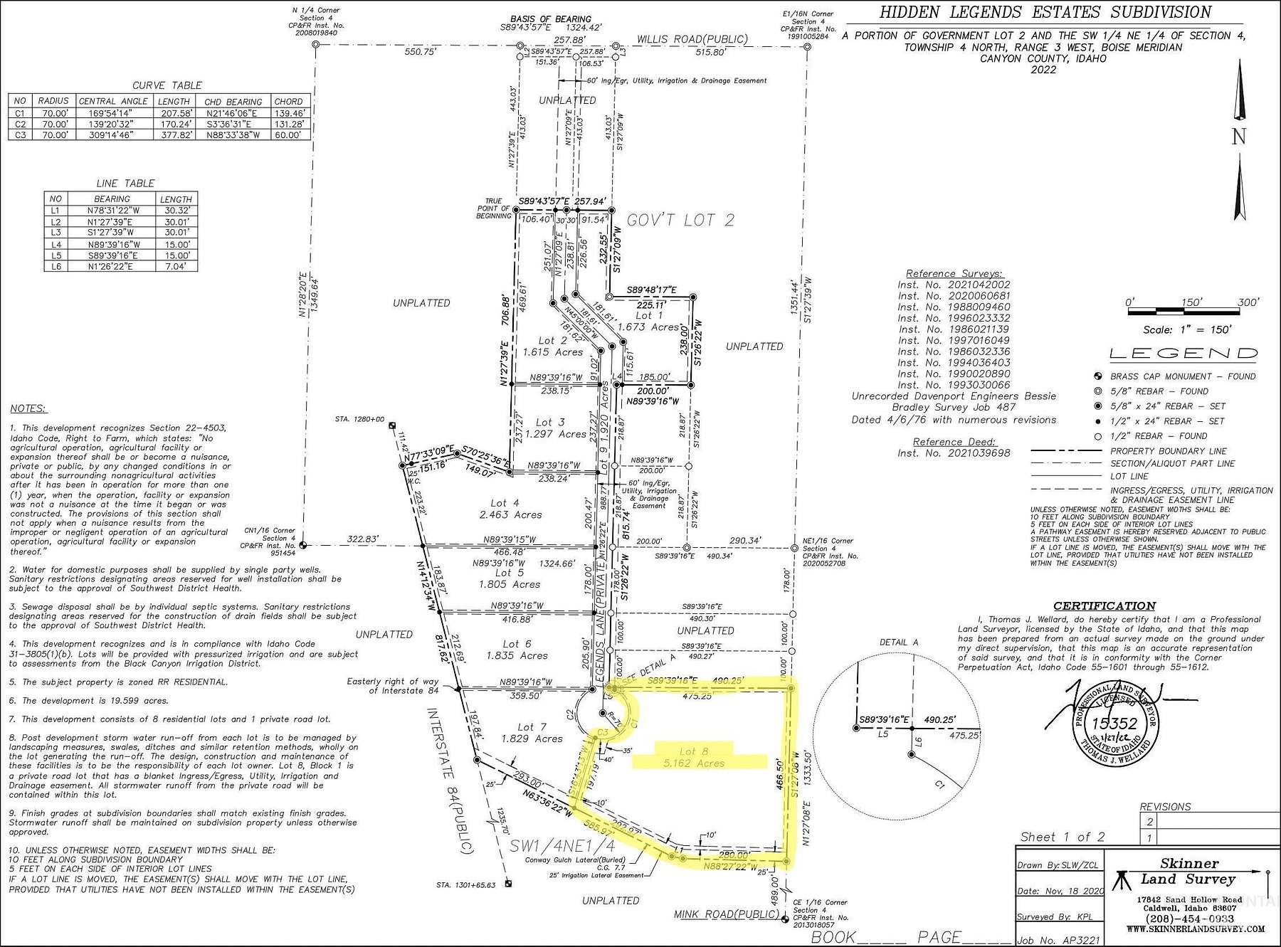 5.162 Acres of Residential Land for Sale in Caldwell, Idaho