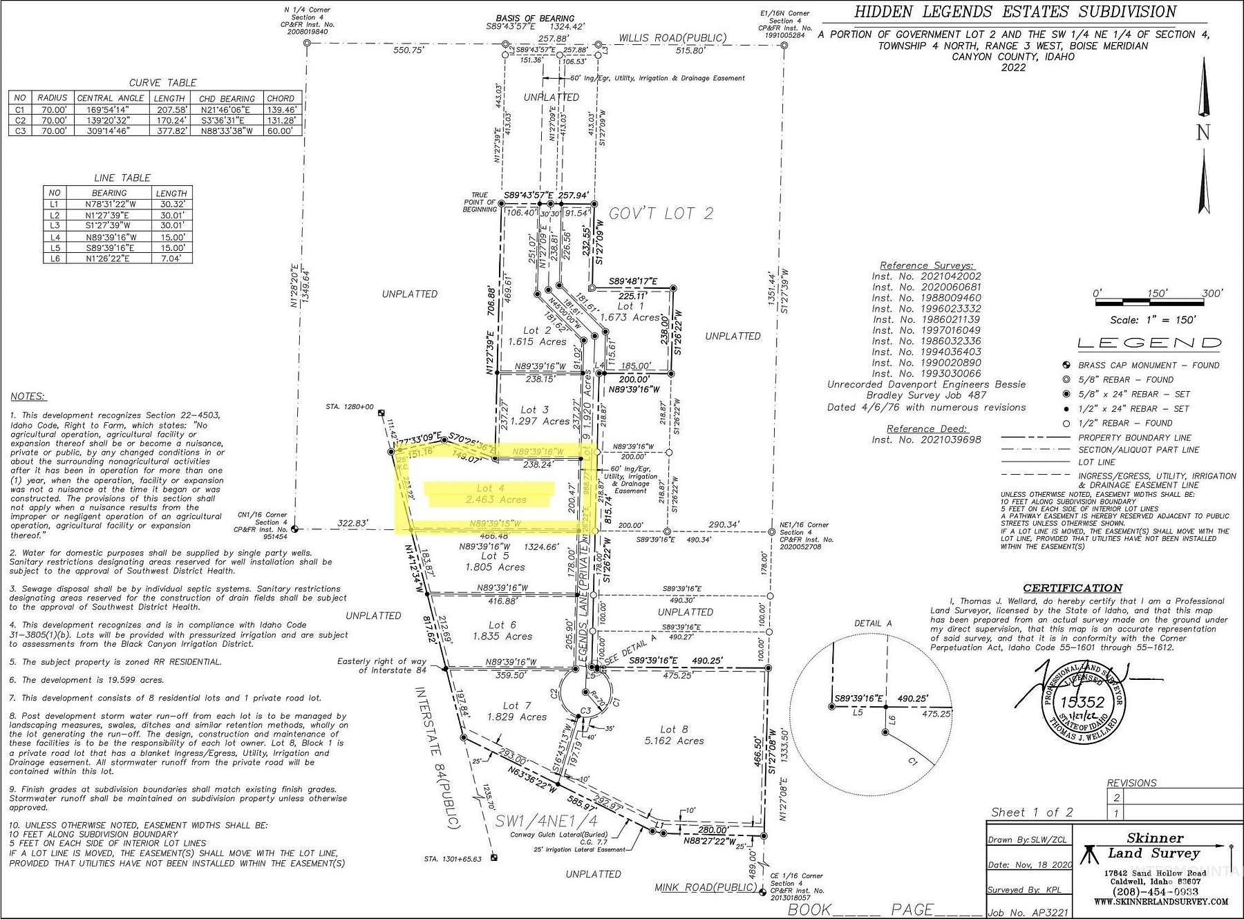 2.463 Acres of Residential Land for Sale in Caldwell, Idaho