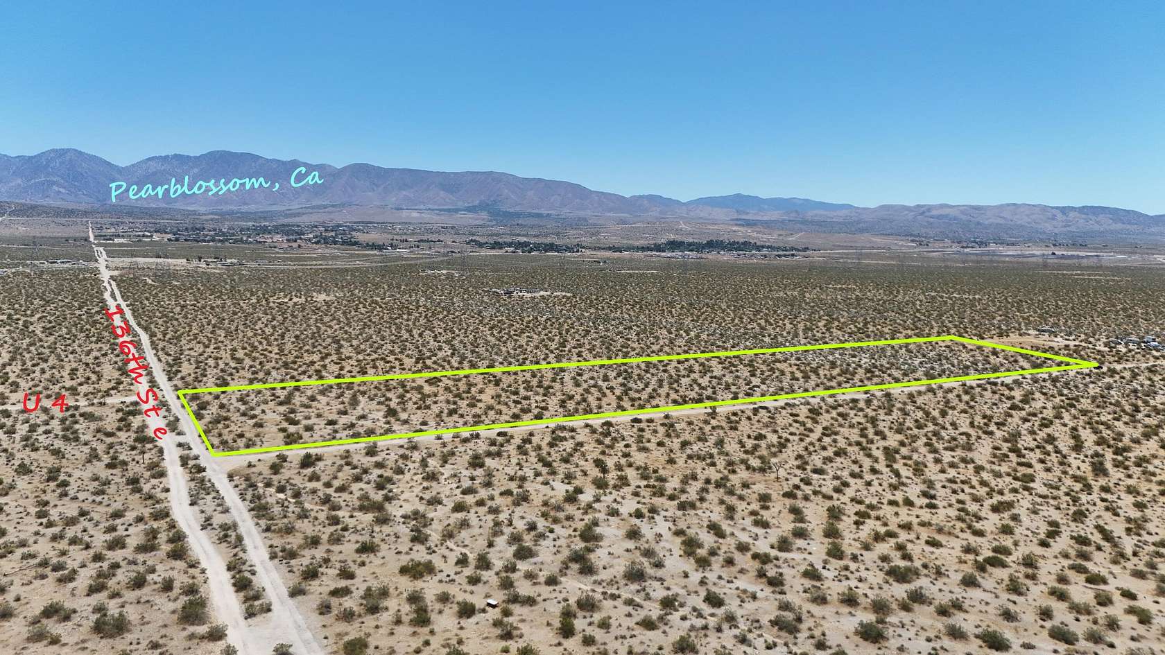 10 Acres of Land for Sale in Pearblossom, California