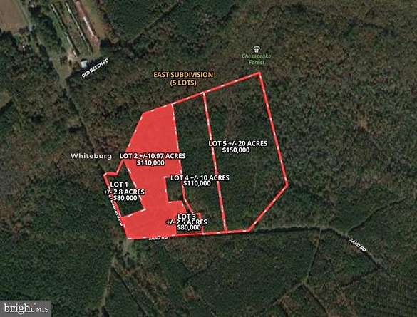 11 Acres of Recreational Land for Sale in Snow Hill, Maryland