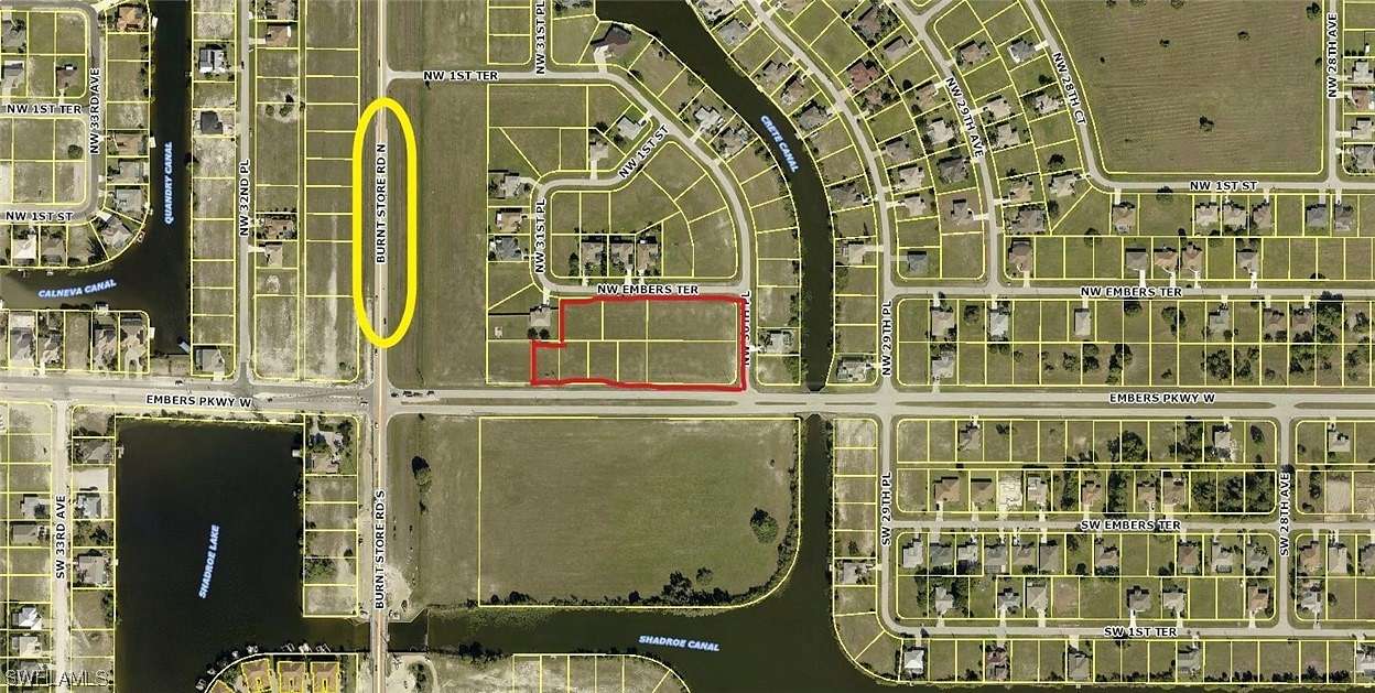3.2 Acres of Commercial Land for Sale in Cape Coral, Florida