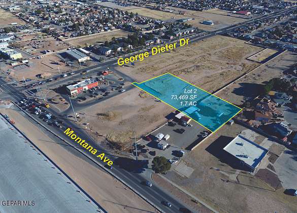 1.7 Acres of Mixed-Use Land for Sale in El Paso, Texas